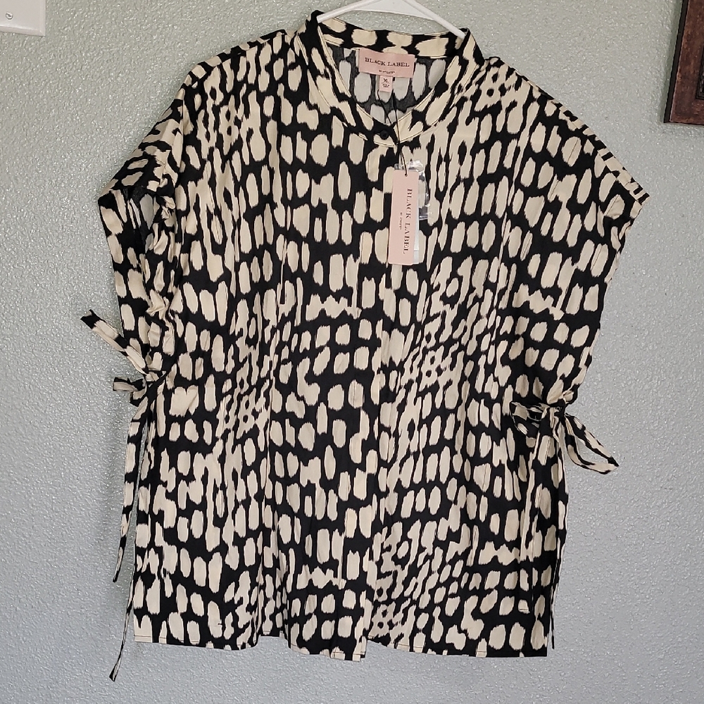 Black and White Women's Top